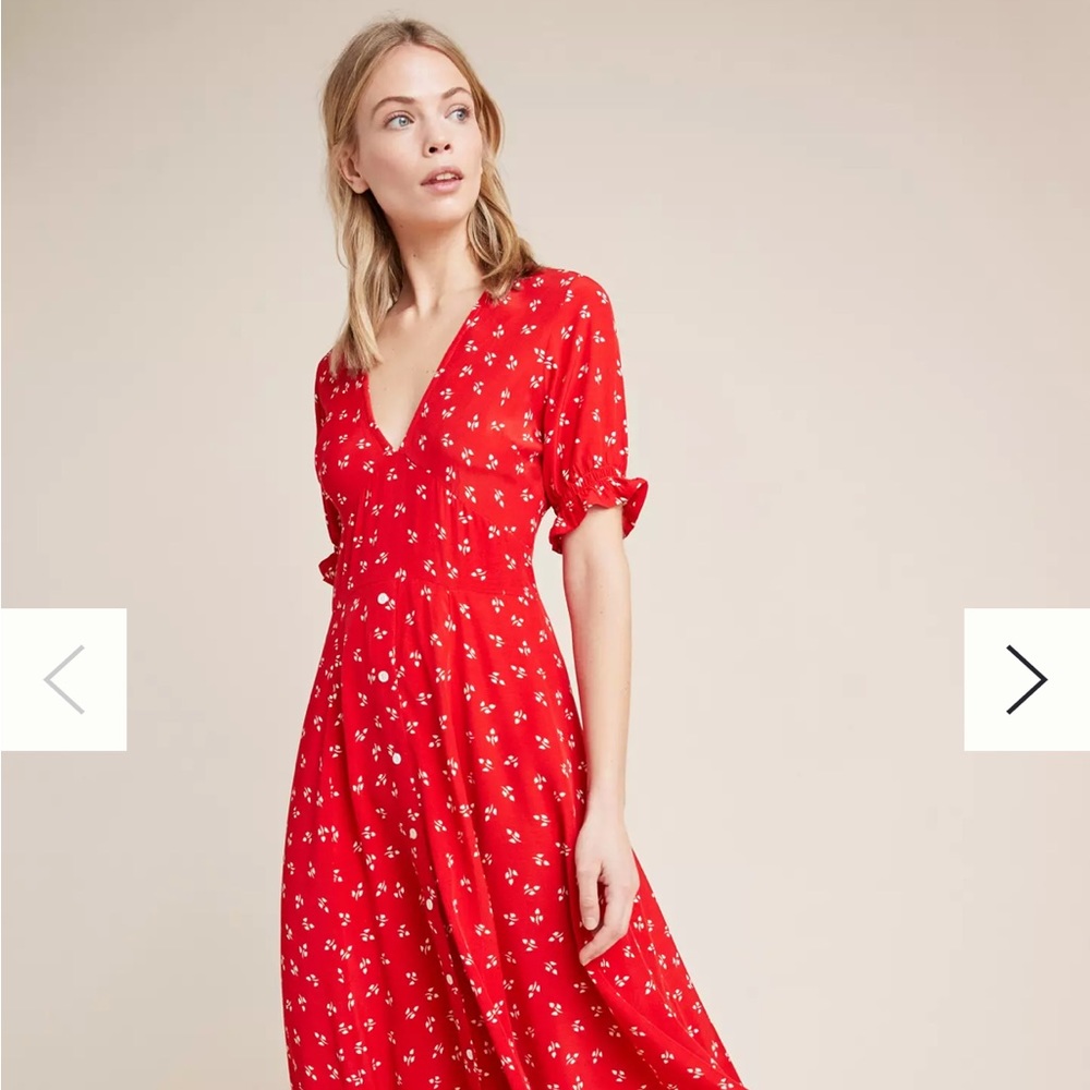 Faithfull Jeanne Midi Dress
